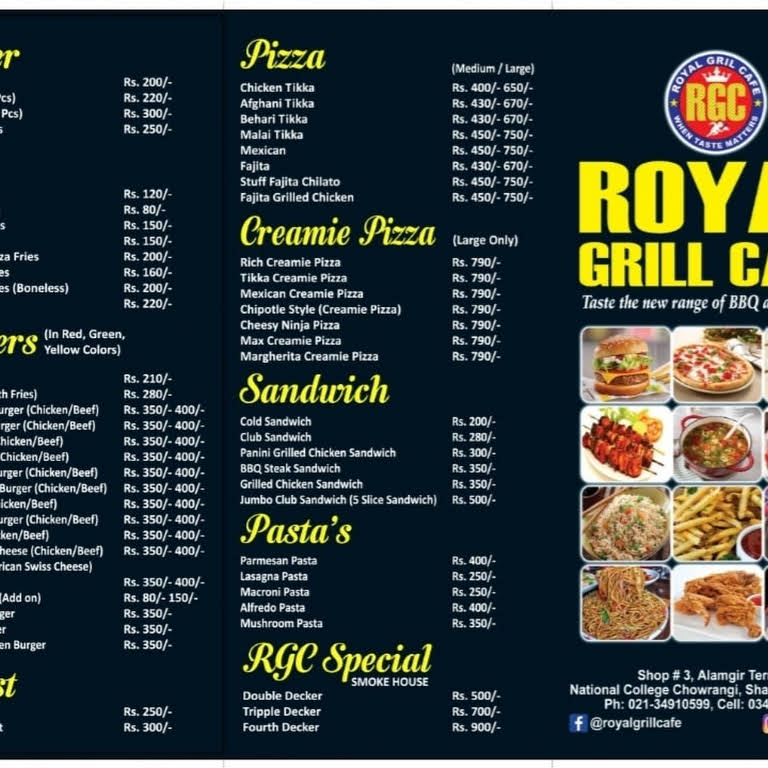 aflevering boete kas ROYAL GRILL CAFE - Barbecue Restaurant in Karachi