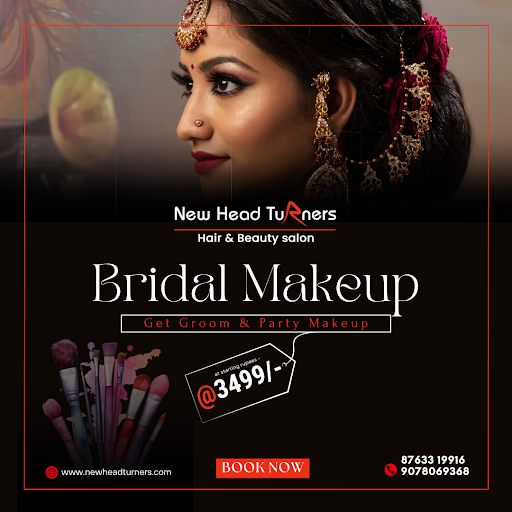 New Head Turners Hair & Beauty Salon offers exceptional Bridal Makeup services tailored to make y… post image