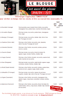 Menu LE BLOUGE Page 1