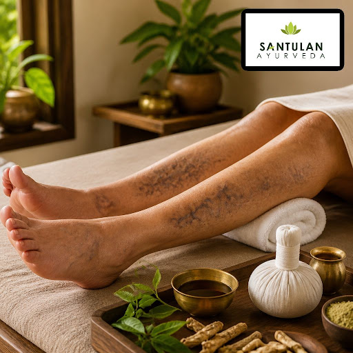 Tired of leg pain, swelling, and visible veins? At Santulan Ayurveda and Panchakarma Center in Me… post image