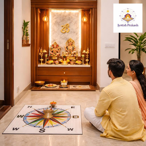 Create a peaceful, positive pooja room at home with proper Vastu guidance from Jyotish Prakash Va… post image
