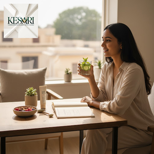 Healthy, glowing skin starts with small daily habits. At Kesari Homeopathic & Aesthetic Clinic in… post image