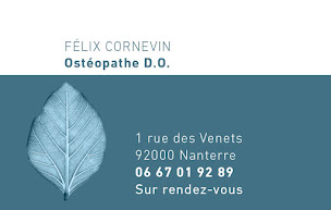Photo n°4 de Félix Cornevin, Ostéopathe à Nanterre à Nanterre (Ostéopathe)