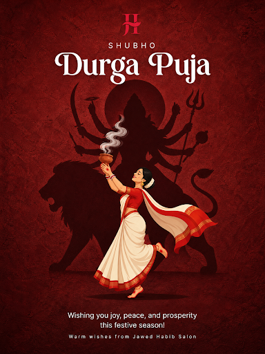 Shubho Durga Puja to all our cherished clients from The Jawed Habib Unisex Salon in Kanpur! As yo… post image