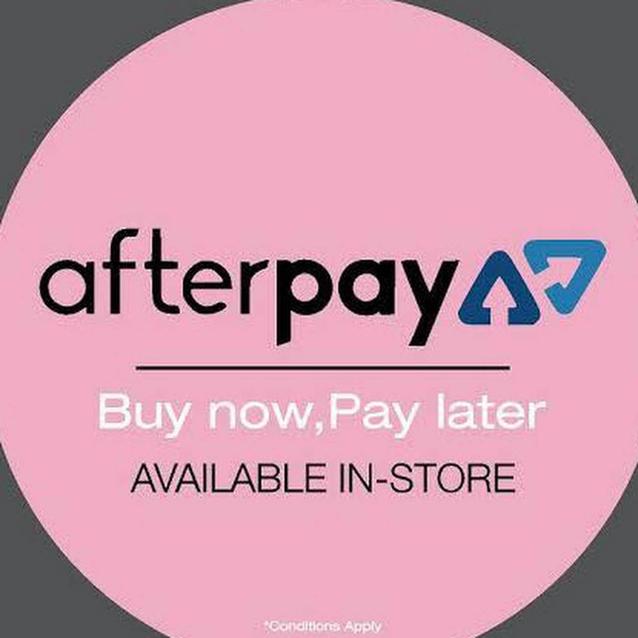 afterpay logo pink