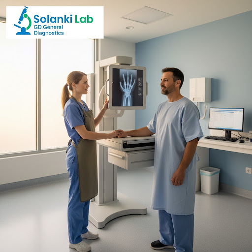 Experience faster, clearer and safer diagnosis with advanced digital X-ray technology at Solanki…
