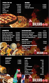 Menu Restaurant “Balkan Grill” Page 1