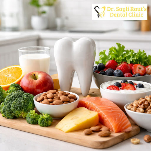 What you eat every day has a powerful impact on your smile. At Dr Sayli Raut Dental Clinic in Sat…