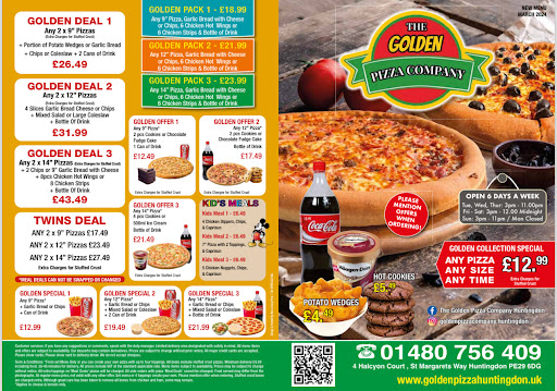 The Golden Pizza Company - Huntingdon - Thumbnail