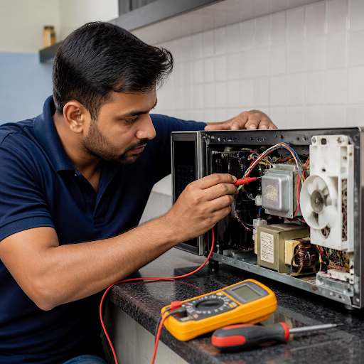 Is your microwave not heating, sparking, or making unusual noises? At A.E.S ELECTRICALS AND HOME… post image