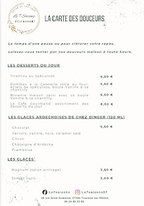 Menu Le 7 Saisons Page 2