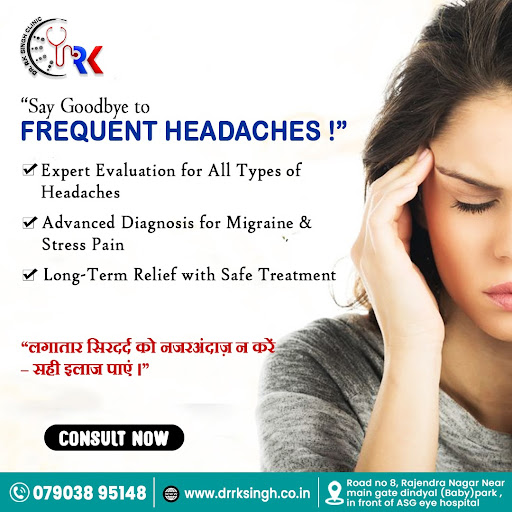 If you are tired of frequent headaches, migraines, or stress-related pain, consult Dr. RK Singh –…