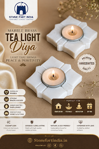 🕯️ Marble Brass Tea Light Diya post image
