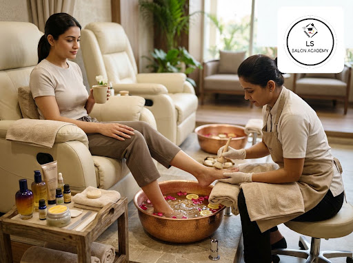 Transform your regular nail care into a relaxing spa ritual at LS Salon Academy in Bopal, Ahmedab… post image