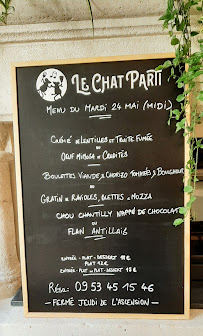 Menu Le Chat Parti Restaurant Bar Page 11