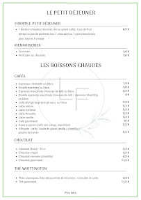 Menu Le Flore Page 1