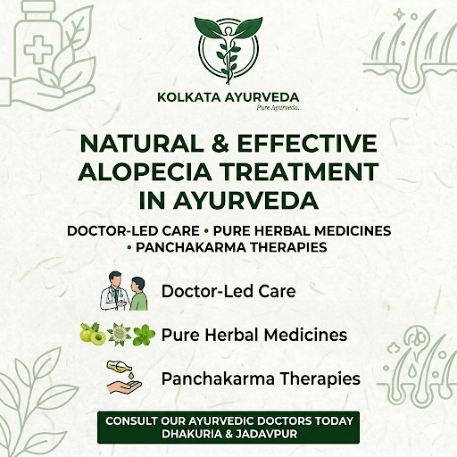 Struggling with excessive hair loss, thinning, or patch loss (Alopecia)? In Ayurveda, Alopecia (I… post image