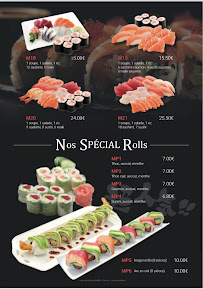 Menu Sakura Sushi Restaurant Japonais à Lens Page 2