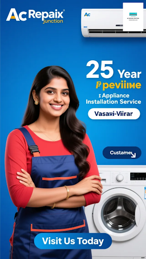 Experience the ultimate AC bliss in Vasai-Virar! Get your AC serviced at Ac Repair Junction and e… post image