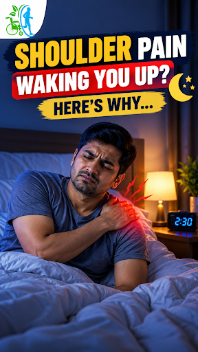 🌙 Shoulder Pain at Night? Try This Sleeping Tip! post image