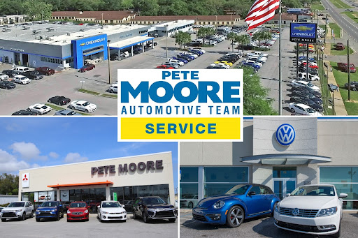 Pete Moore Chevrolet Service Department Logo