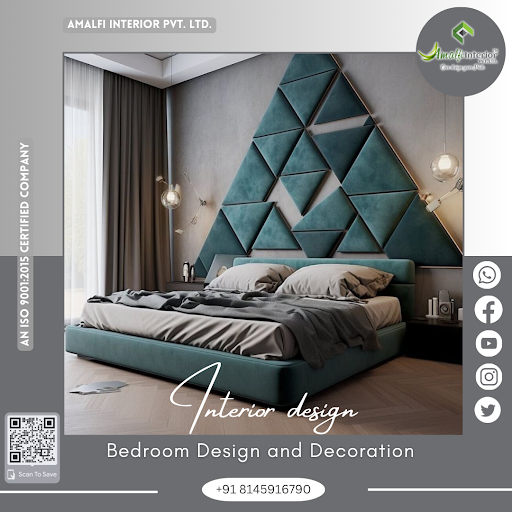 🛏️ Create Your Dream Bedroom with Amalfi Interior Pvt Ltd! 🛏️