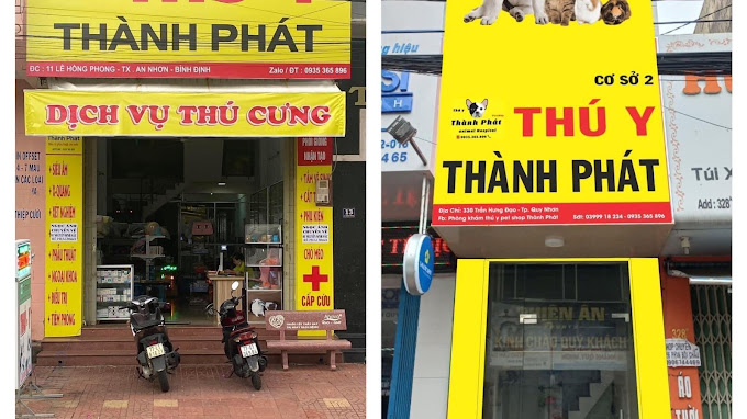 Phòng Khám Thú Y Petshop Thành Phát, 55 Trần Phú, Tuy Phước, Bình Định