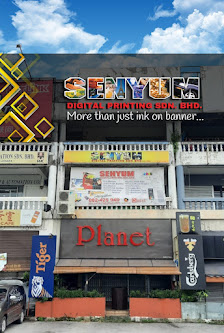 Senyum Digital Printing Sdn Bhd Lot 8537, 1st Floor, Golden Arch Cafe Jalan Datuk Tawi Sli, 3rd Mile, Hua Joo Park, 93250 Kuching, Sarawak, Malaysia