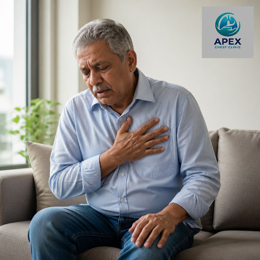 Breathlessness can be scary, tiring, and emotionally draining. At Dr Gaurav's APEX CHEST CLINIC i… post image