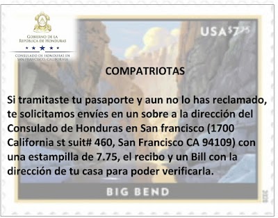 Consulado De Honduras en San Francisco