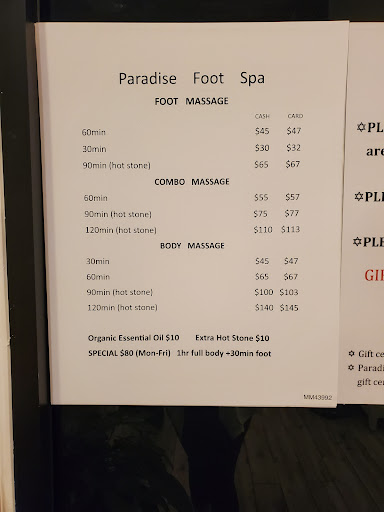 Paradise Foot Spa - Foot & Body Massages in St. Petersburg, FL - Thumbnail