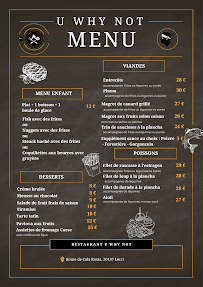 Menu UWHYNOT Restaurant Page 1