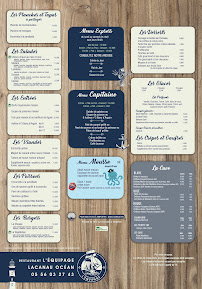 Menu Bar - Restaurant L'Équipage Page 1