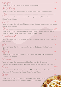 Menu La Pizz' Page 1