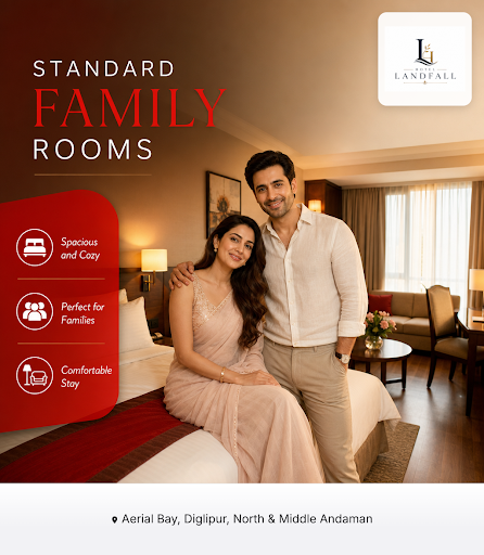 Experience the comfort of Hotel Landfall, offering Standard Family Rooms with modern amenities. E… post image
