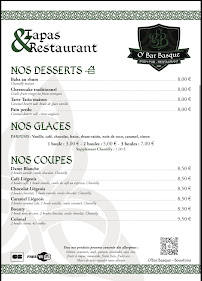 Menu O’BAR BASQUE IRISH PUB 🍻RESTAURANT 🍽️ Page 3