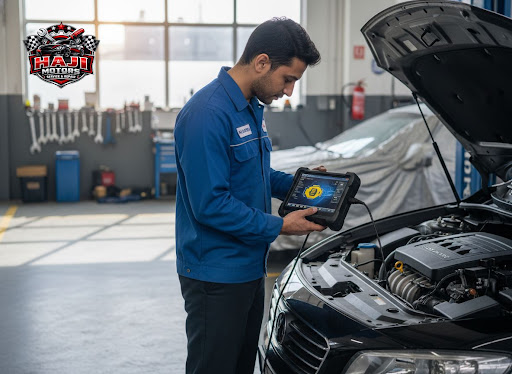 Is your car showing a warning light or behaving oddly, but you’re not sure why? At Haji Motors in… post image