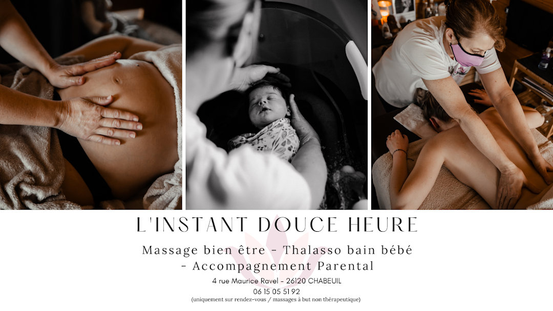 Thalasso bain bébé,Massage femme enceinte,Massage bébé,Ateliers parents-bébé