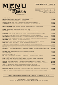 Menu Le local à pizza Page 2