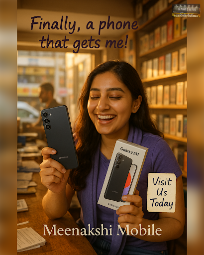 Experience the best of Android with the Samsung Galaxy A17, now available at Meenakshi Mobile in… post image