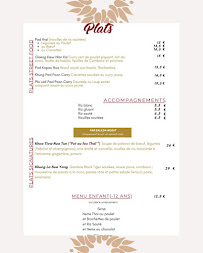 Menu Jaï Thaï - Restaurant Allauch Page 1