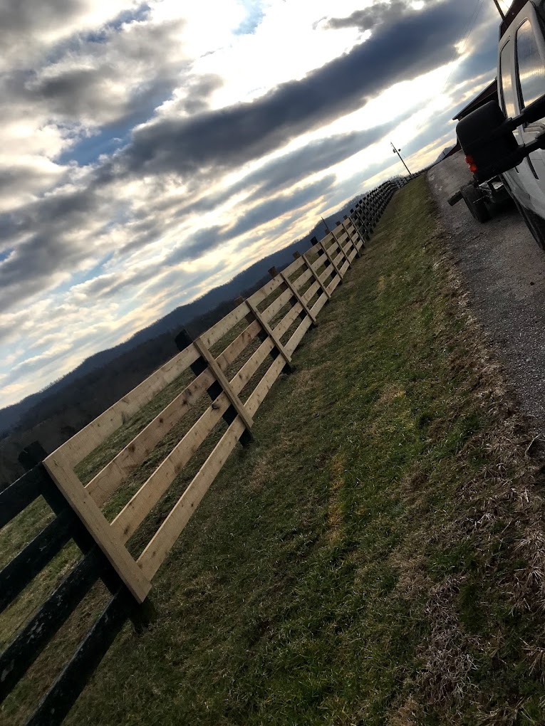 Fencing installation by S&S Fencing, Kentucky
