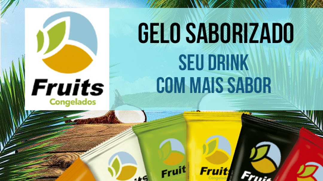 Gelo Para Drink Sabor Coco 100% Natural Gelótimo Fruit 185g - Supernosso