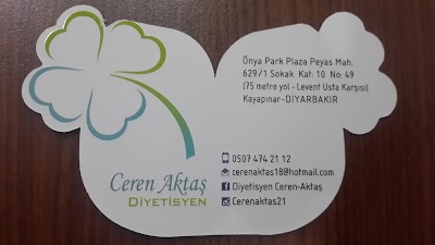 Önya Park Plaza-Diyetisyen Ceren Aktaş