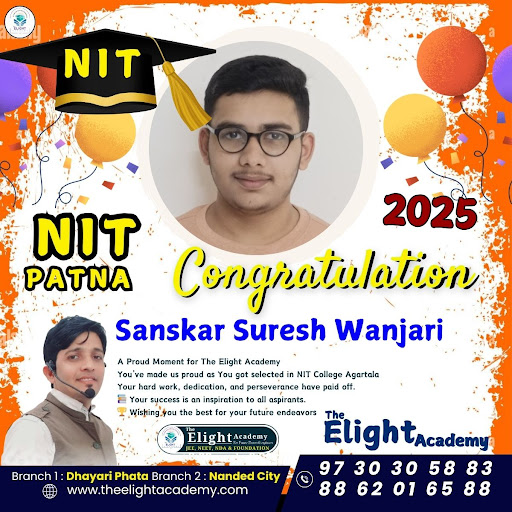 Proud Moment for The Elight Academy! 🌟 Congratulations to Sanskar Suresh Wanjari for securing ad… post image