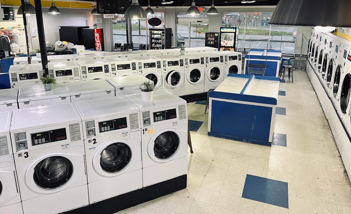 25th Street Coin Laundry facility with washing machines in Indianapolis
