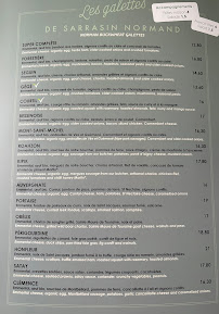 Menu Le Moulin de la Galette Page 4