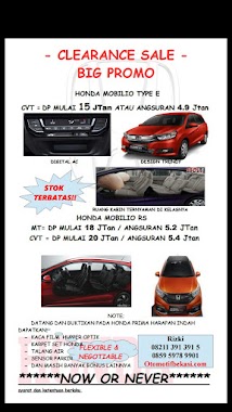 Promo Honda Bekasi, Author: Dealer Honda Bekasi Harapan Indah