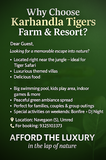 Why choose karhandla Tigers Farm And Resort? post image