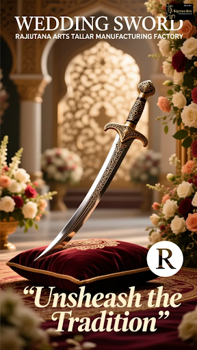 Experience the grandeur of Rajputana Arts Talwar Manufacturing Factory's Best Selling Wedding Swo… post image